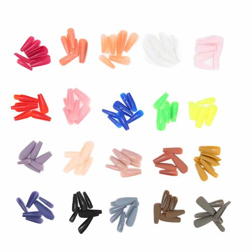 Faux Ongles Longs En Forme De Cercueil, 200 Pieces, A Pression Artificielle, Couverture Complete, Pour Femmes 