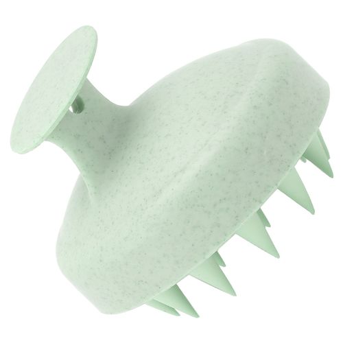 Brosse De Massage Du Cuir Chevelu En Silicone, Portable, Pour La Maison, Lavage Des Cheveux, Shampoing, Exfoliant Pour Le Cuir Chevelu, Vert