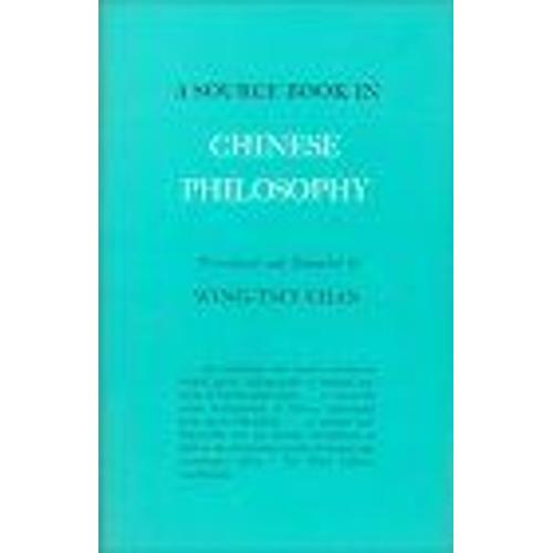 A Source Book In Chinese Philosophy