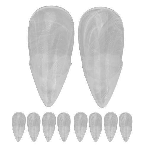 Dents Artificielles Transparentes Pour Deguisement De Vampire, Accessoire De Deguisement Pour Halloween, 17 Mm