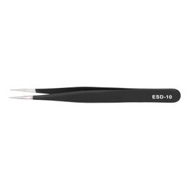 Pince A Epiler Antiderapante En Acier Inoxydable Pour Extensions De Cils (Esd10) 