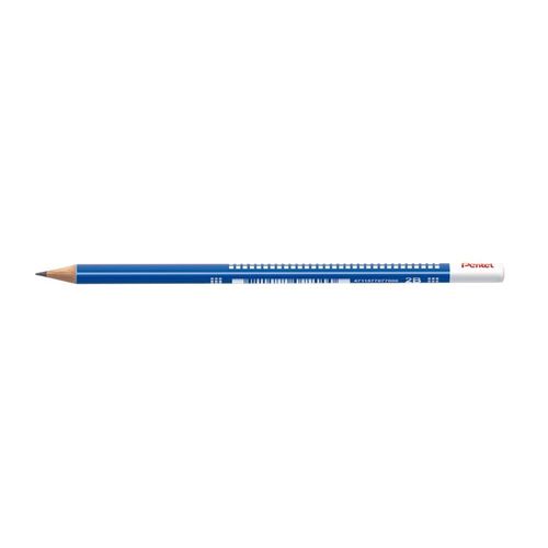 Pentel Crayon Graphite En Bois De Cèdre Corps Triangulaire Mine Collée 2b