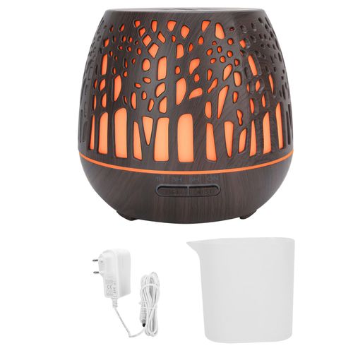 Diffuseur D'aromes Ultrasonique Creux Pour La Maison Et Le Bureau, Humidificateur D'air Avec Fonction Veilleuse (110-240 V), Prise Ue 