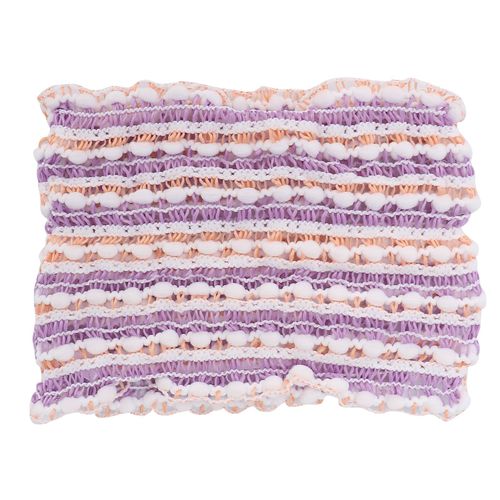 Bandeau Large En Tissu Doux Tricote, Elastique Et Respirant, Ideal Pour Le Sport Et Le Maquillage, Pour Femmes, Violet