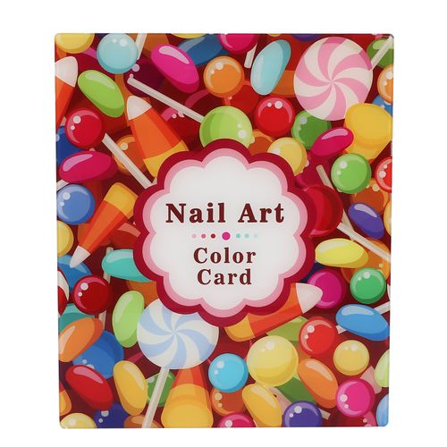 Livre De Presentation De 96 Couleurs Pour Vernis A Ongles, Presentoir De Vernis Gel, Nuancier De Couleurs, Accessoire