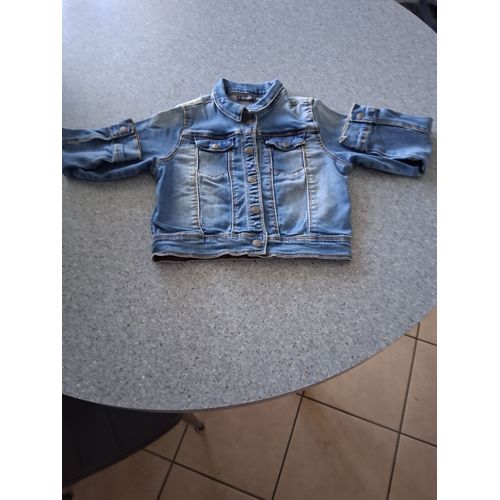 Blouson En Jean Bleu "T- 6 Ans " "In Extenso" Fille