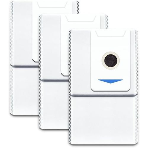 Sacs À Poussière Antibactériens, Pour Aspirateur Robot Deebot T30 Pro Omni / T30 Omni, Boîte De 3, Accessoire D'Origine, Blanc[SSE7110757]