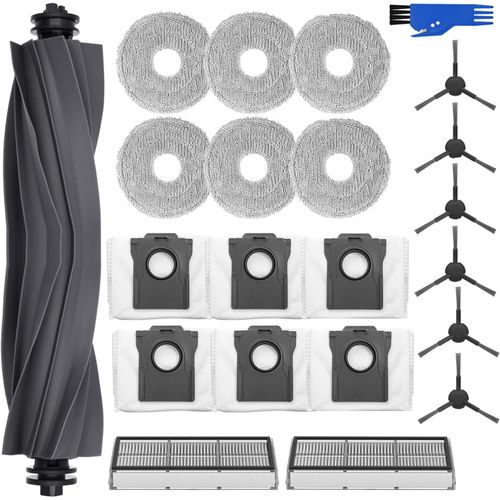 Kit D'Accessoires Pour Robot Aspirateur Dreame L10S Pro Ultra Heat/L10S Ultra Gen 2, 6 Sacs À Poussière, 6 Chiffons De Nettoyage, 1 Brosse Principale, 2 Filtres, 6 Brosses Latérale[SSE7111408]