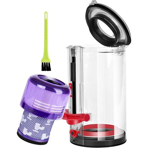 Collecteur Pour Dyson V11 V15 Avec Filtre Pièces Détachées Accessoires Poubelle Aspirante Bac Poussiere Pour Dyson Aspirateur Sv14 Sv15 Sv17 Sv22 Sv28[SSE7110629]