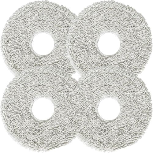 Chiffon De Nettoyage Pour Mova P50 Pro Ultra Robot Aspirateur Pièce De Rechange, Accessoires De Rechange De Chiffon Lavable En Microfibre -4 Pièces[SSE7112664]