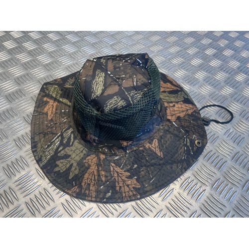 Chapeau Camouflage Protection Solaire Maille Respirante Chasse Randonnée Jungle Peche Camping Militaire
