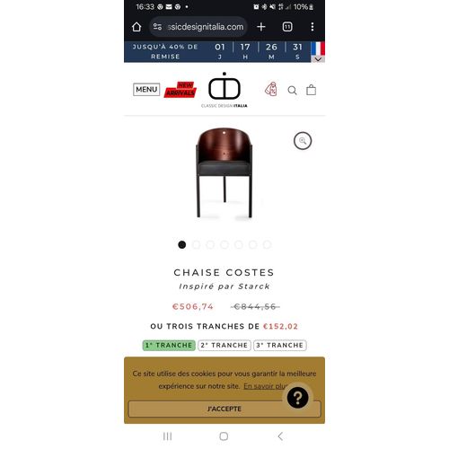 Chaise Stark