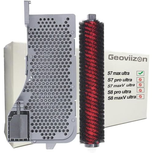 Brosse D'Entretien Et Filtre À Eau Assembly Accessoires Compatibles Avec Roborock S7 Max Ultra Entièrement Automatique Empty Wash Fill Dock (Pour S7 Max Ultra)[SSE7111758]