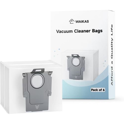 6 Sacs À Poussière Compatibles Avec Roborock, Sacs D'Aspirateur Compatibles Avec G10,G10S,G20,T7S,Q5 Q5+ Q7 Q7+ Q8 S7 S8 S8+ Pro/Pro+/Max/Max+/Ultra Accessoires Pièces De Rechange[SSE7116101]