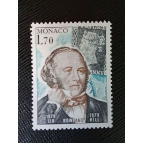 Timbre Monaco Y T 1202 Sir Rowland Hill, Centenaire De La Mort 1979 (040709 )