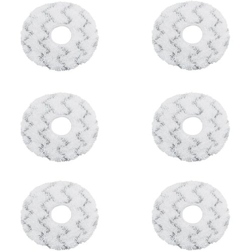 Chiffon De Nettoyage De Rechange Pour Aspirateur Ecovacs Deebot X1 Omni/Turbo Chiffons/Chiffons Lot De 6 Chiffons De Nettoyage[SSE7115653]