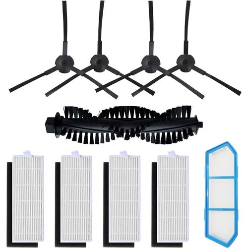 Filtre Brosse De Rechange Ensemble D'Accessoires Pour Aspirateur Robot Ecovacs Deebot M82 (10 Pièces)[SSE7116161]