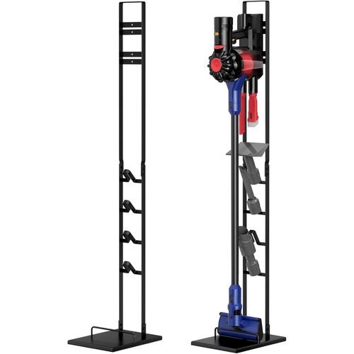 Support Pour Aspirateur Noir, Organizer Pour Aspirateur En Métal Pour Stockez Et Organisez L'Aspirateur, Rangement Pour Aspirateur Station D'Accueil Au Sol Porte-Accessoires[SSE7115118]
