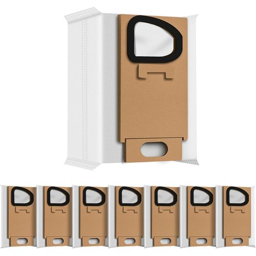 Lot De 8 Sacs D'Aspirateur Pour Aspirateur Roborock H5 / H7, 650 Ml, Grande Capacité, Accessoires[SSE7113590]