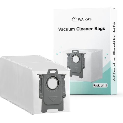 Lot De 14 Sacs À Poussière Compatible Avec Roborock Q Revo, S8 Maxv Ultra, P10S/P10S Pro, V20, P10/P10 Pro Accessoires[SSE7113619]