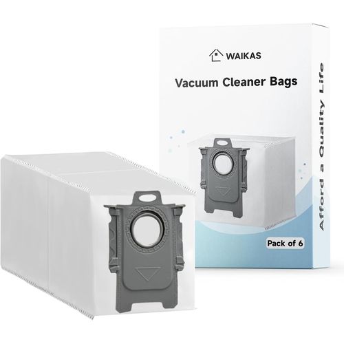 Lot De 6 Sacs À Poussière Compatible Avec Roborock Q Revo, S8 Maxv Ultra, P10S/P10S Pro, V20, P10/P10 Pro Accessoires[SSE7113618]