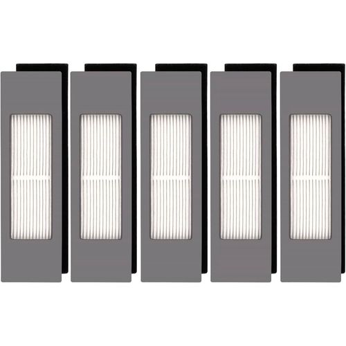 (5 Pièces) N10 Filtre Hepa Pour Robot Aspirateur Ecovacs Deebot Ozmo N10 N10 Plus 920 950 T8 Aivi Max T9 T5 N5 N7 N8+ N8 Pro Plus Dx55 Dx93 Dj65, Kit De Filtres Pour Aspirateur Rob[SSE7113629]
