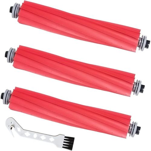 Brosse Principale De Rechange Pour Roborock S7/S7+/S7 Maxv/ S7 Maxv Plus/Q7/Q7 Max/Q7 Max+/Q5/Q5+/G10S/G10S Pro/T7S Robot Aspirateur, Accessoires Avec Brosse De Nettoyage (3 Pièces[SSE7113300]