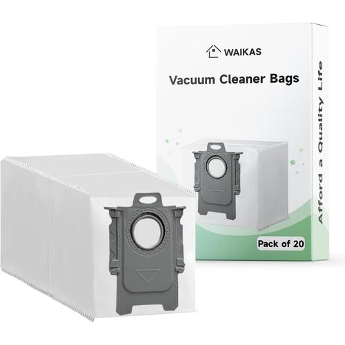 Lot De 20 Sacs À Poussière Compatible Avec Roborock Q Revo, S8 Maxv Ultra, P10S/P10S Pro, V20, P10/P10 Pro Accessoires[SSE7113620]