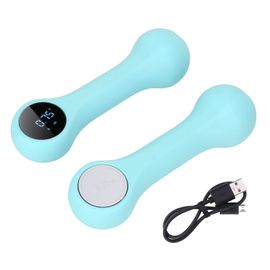 Haltere Intelligent Rechargeable Pour Perte De Poids, Fitness, Pour Femmes, Avec Application Mobile, 0,75 Kg, Cyan