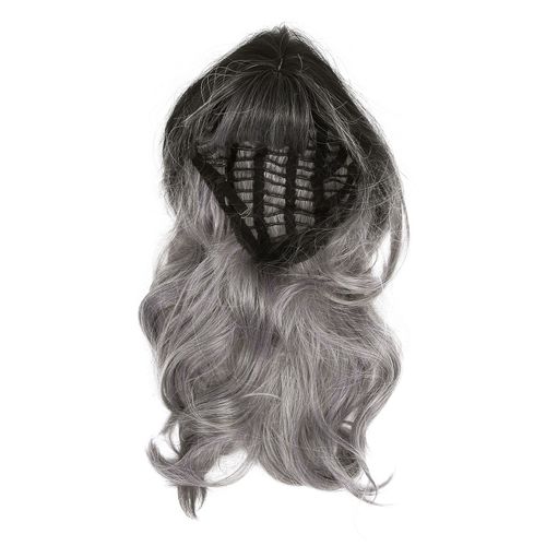 Perruques Pour Femmes, Perruque De Cosplay Longue Et Bouclee, Degrade Reglable, En Fibre Haute Temperature, 60 Cm