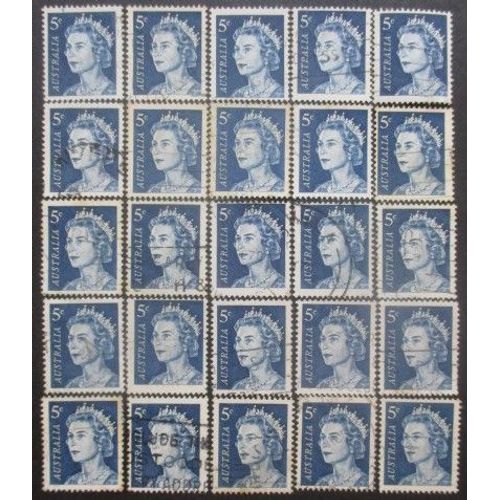 Australie N°323a X 25 Oblitéré