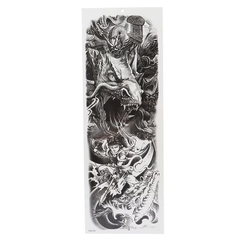 Tatouage Temporaire Portable Et Etanche Pour Bras, Pour Homme Et Femme, Tqb-097 