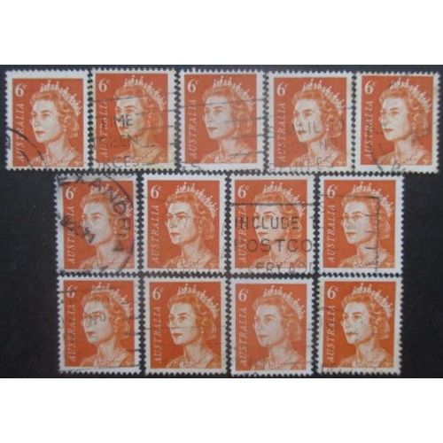 Australie N°323b X 13 Oblitéré