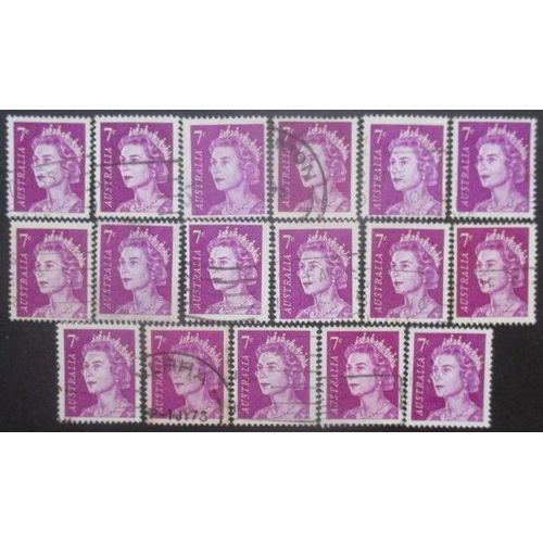 Australie N°449 X 13 Oblitéré