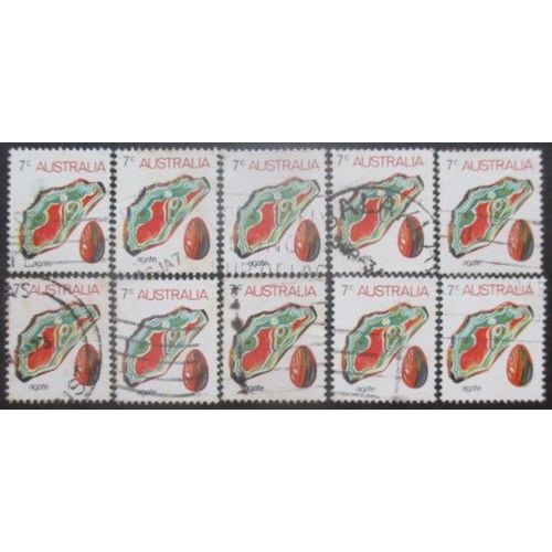 Australie N°504 X 10 Oblitéré