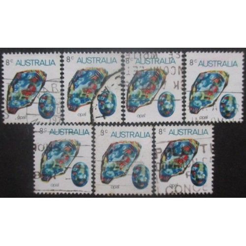 Australie N°505 X 7 Oblitéré