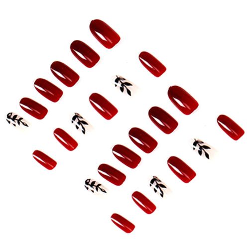 Lot De 24 Faux Ongles Detachables, Couverture Complete, Mains Artificielles, Decoration De Manucure, 4# 