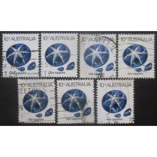 Australie N°546 X 7 Oblitéré