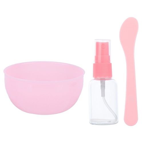 Ensemble De Bols Pour Masques De Beaute Diy, Batonnets De Melange Cosmetiques Avec Vaporisateur