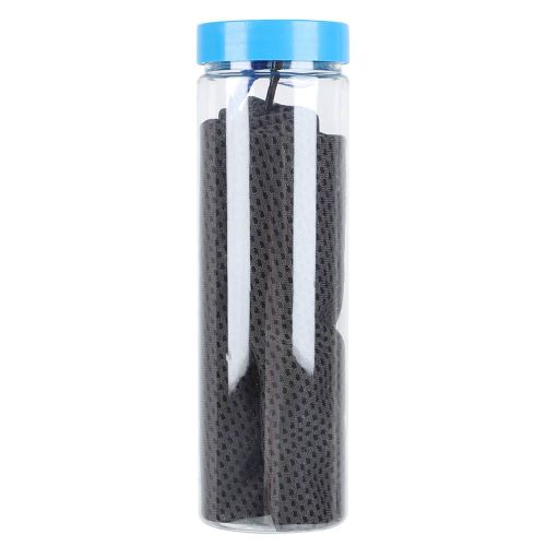 Serviette Rafraichissante Instantanee Pour Sports De Plein Air, Ideale Pour La Course A Pied, L'ete (Noire)