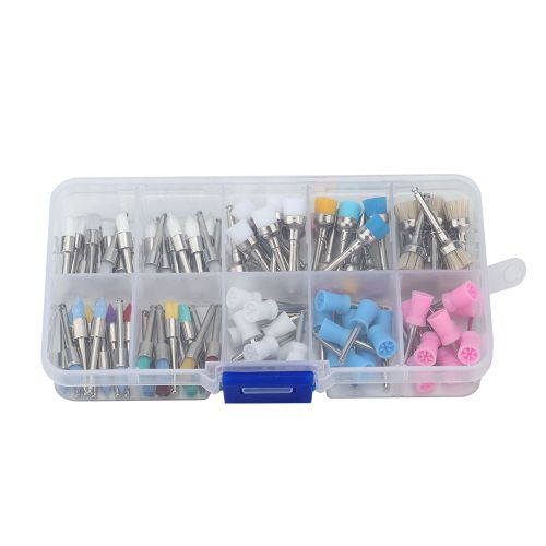 Ensemble de 100 brosses de polissage dentaires pour prophylaxie dentaire