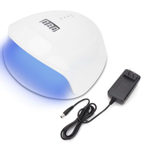Lampe UV LED intelligente 56 W pour sechage de gel, ecran LCD, prise americaine