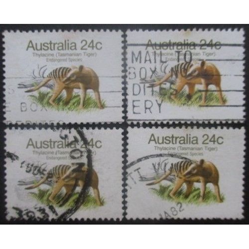 Australie N°748 X 4 Oblitéré