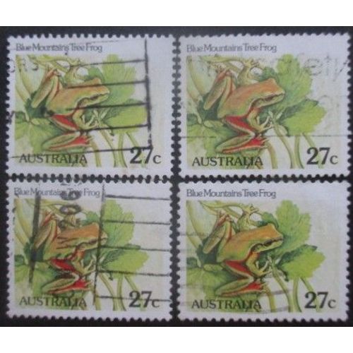 Australie N°768a X 4 Oblitéré