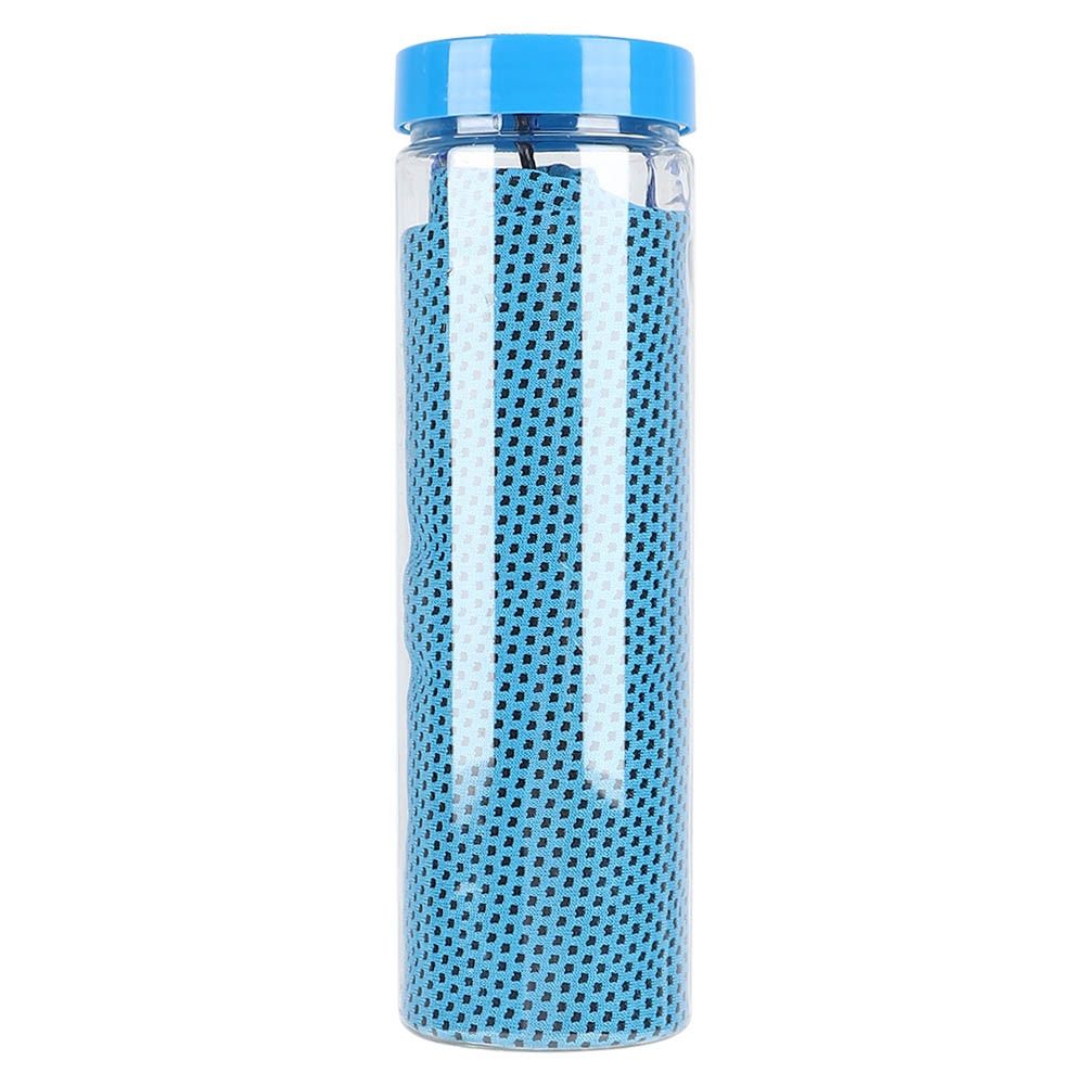 Serviette Rafraichissante Instantanee Pour Sports De Plein Air, Ideale Pour La Course A Pied, L'ete (Bleue)