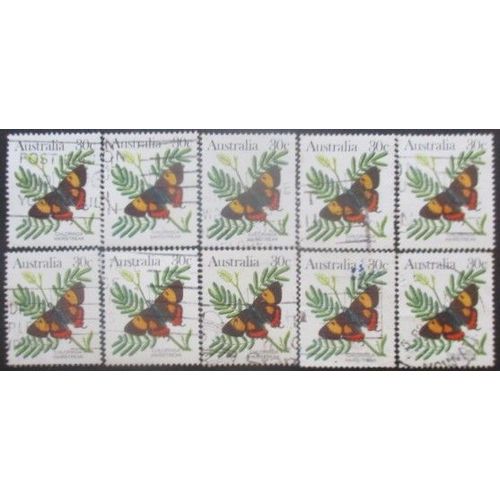 Australie N°829 X 10 Oblitéré