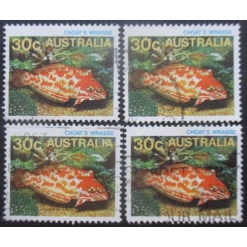 Australie N°867 X 4 Oblitéré