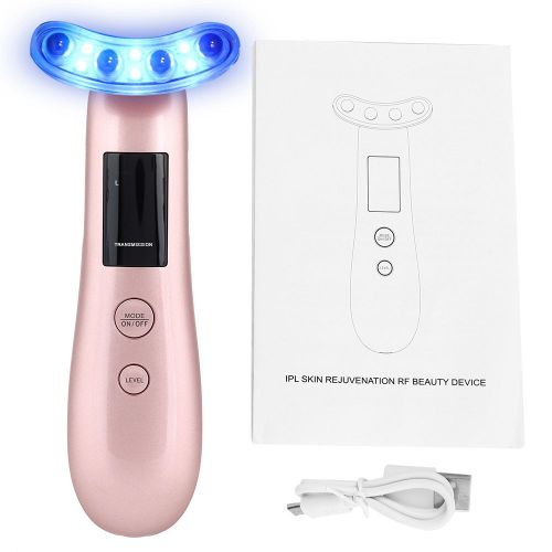 Appareil De Massage Et De Nettoyage Du Visage Multifonction A Led, Appareil De Beaute Pour Les Soins De La Peau