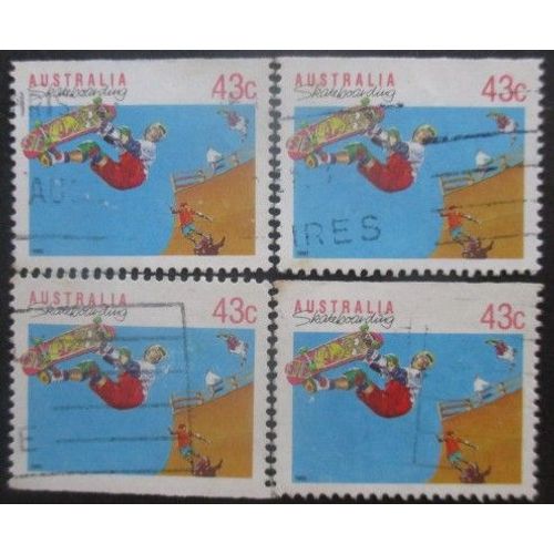 Australie N°1181a X 4 Oblitéré