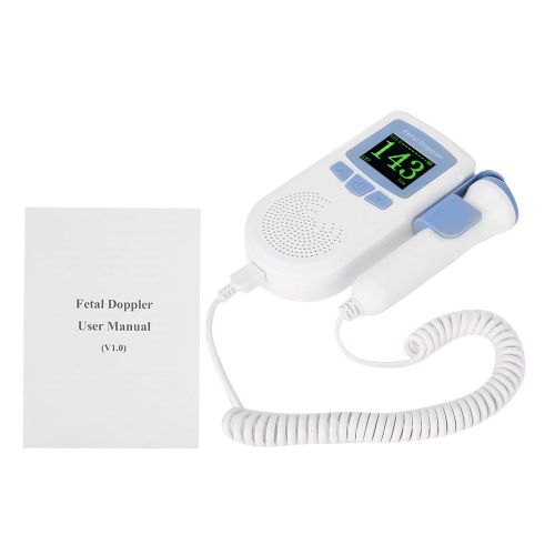 Doppler Fotal, Moniteur De Rythme Cardiaque Pour Bebe, Appareil Obstetrical Portatif A Ultrasons, Usage Domestique
